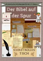 Vorschau - Arbeitsblätter - Bibelprojekt, Antike Schreibkunst, Papyrus, Klasse 4/5 - Deckblatt