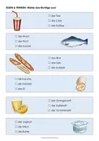 Vorschau - Arbeitsblätter - Essen und Trinken, Arbeitsblätter - Seite 2