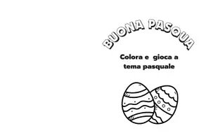 anteprima - Materiale di supporto/inclusione - Mini Book pasquale - Pagina di copertina