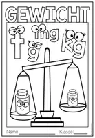 Vorschau - Arbeitsblätter - GEWICHT (Größen & Maßeinheiten) - Lapbook - Seite 3