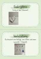 Vorschau - Mal- und Bastelvorlagen - Osternest - Vorlage zum Nachbasteln - Seite 1
