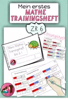 Vorschau - Arbeitsblätter - Mein erstes Mathe Trainingsheft bis 6 + Lösungsheft - Deckblatt