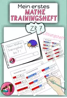Vorschau - Arbeitsblätter - Mein erstes Mathe Trainingsheft bis 7 + Lösungsheft - Deckblatt