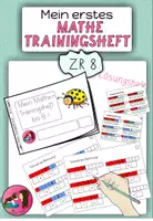 Vorschau - Stationenlernen - Mein erstes Mathe Trainingsheft bis 8 + Lösungsheft - Deckblatt