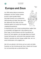 Vorschau - Stundenentwürfe - Griechische Sagen: Europa und Zeus - Seite 3