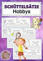 Vorschau - Arbeitsblätter - Schüttelsätze Hobbys - Deckblatt