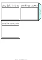 Vorschau - Mal- und Bastelvorlagen - Leporello Längen | Messgeräte & Körpermaße - Seite 3