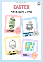 Vista previa - Juegos / Gamificación - Easter activities - página 1