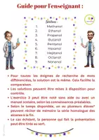 Aperçu - Préparation de séquence / Séquence complète - Chimie organique | Série homologue des alcools - Page 3