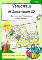 Vorschau - Arbeitsblätter - Verdoppeln und Halbieren im Zahlenraum 20 – Materialpaket | Klasse 1 - Seite 1