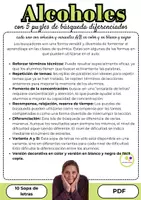 Vista previa - Hojas de trabajo - Química Orgánica | Series homólogas de alcoholes - página 1