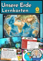Vorschau - Arbeitsblätter - KONTINENTE: Lernkarten und Arbeitsblätter - Erdkunde für die Sek 1 - Seite 1