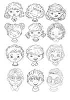 Vorschau - Mal- und Bastelvorlagen - Mini Me aus WC-Papierrollen (Selbstdarstellung) - Seite 2