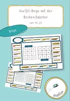 Vorschau - Spiele - Würfelbingo mit den Rechenstäbchen - 10-20 - Deckblatt