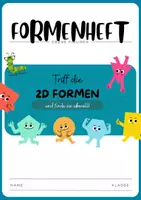 Vorschau - Arbeitsblätter - Materialpaket Formen / 2D Figuren 📏📐 - Seite 1