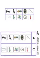 Vorschau - Fördermaterial/Inklusion - Klettmappen 2 - "Anlaute" (Buchstaben U, E, S, F) - Seite 2