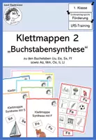 Vorschau - Fördermaterial/Inklusion - Klettmappen 2 - "Buchstabensynthese" (Buchstaben U, E, S, F) - Deckblatt