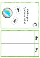 Vorschau - Fördermaterial/Inklusion - Klettmappen 2 - "Buchstabensynthese" (Buchstaben U, E, S, F) - Seite 1