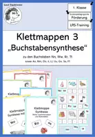 Vorschau - Fördermaterial/Inklusion - Klettmappen 3 - "Buchstabensynthese" (Buchstaben N, W, R, T) - Deckblatt