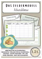 Vorschau - Arbeitsblätter - Feldermodell - Übungen / Übungssätze und Lösungen - Arbeitsblätter - Deckblatt