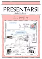 Vorschau - Arbeitsblätter - PRESENTARSI - Übersicht/Arbeitsblatt - Deckblatt