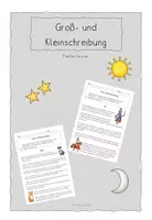 Vorschau - Arbeitsblätter - Groß- und Kleinschreibung - Fehlertexte - Nomen - Deckblatt