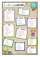 Vorschau - Poster - Linking Words - Wortschatz - Writing - Seite 1
