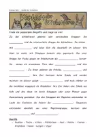 Vorschau - Arbeitsblätter - Lückentext zur Vielfalt der Wirbeltiere - Deckblatt