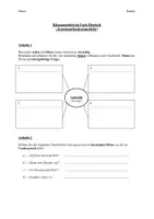 Vorschau - Arbeitsblätter - Klassenarbeit zum Thema „Kommunikation“ (Kommunikationsmodelle) - Deckblatt