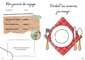 Aperçu - Apprentissages en autonomie - Carnet de voyage à remplir - Côte Atlantique - 3-6 ans - Page 2