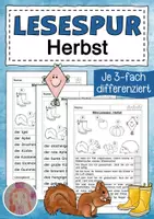 Vorschau - Arbeitsblätter - Lesespur Herbst - Deckblatt