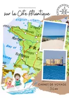 Aperçu - Apprentissages en autonomie - Carnet de voyage à remplir - Côte Atlantique - 3-6 ans - Page de couverture