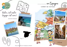 Aperçu - Jeux - Kit Carnet de voyage à remplir - Espagne - 3-6 ans ET 6-10 ans - Page 1