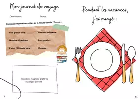 Aperçu - Jeux - Carnet de voyage à remplir - Savoie - Haute-Savoie - 3-6ans - Page 2