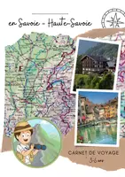 Aperçu - Jeux - Carnet de voyage à remplir - Savoie - Haute-Savoie - 3-6ans - Page de couverture