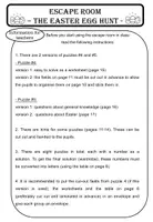 Vorschau - Mal- und Bastelvorlagen - Materialpaket: Alle meine Escape Rooms (Mathe, Englisch, Französisch), wachsend - Seite 1