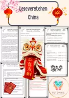 Vorschau - Arbeitsblätter - Reading Comprehension - China´s One Child Policy - Deckblatt
