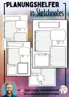 Vorschau - Anderer Materialtyp - Planungshelfer - Sketchnotes - Deckblatt