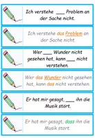 Vorschau - Aufgabenkarten - Deutsch: das oder dass - Übungskarten - Seite 2