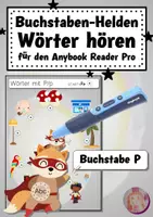 Vorschau - Arbeitsblätter - AnybookPro Material für DaZ: Buchstabenhelden "P" - Deckblatt