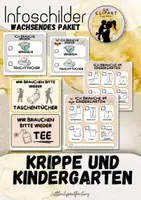 Vorschau - Poster - Infoschilder für Krippe und Kindergarten - Deckblatt
