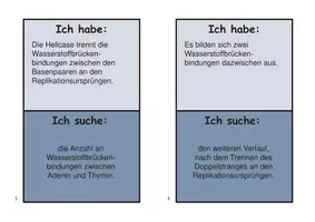 Vorschau - Spiele - Ich habe, wer hat Replikation Bio Sek II - Seite 3
