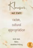 Vorschau - Test - Klausurvorschlag mit EWH zu racism, cultural appropriation, seven methods of killing Kylie Jenner, Abitur, mündliche Prüfung, mock exam - Deckblatt