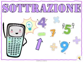 anteprima - Schede informative - Poster - Sottrazione - Pagina 1