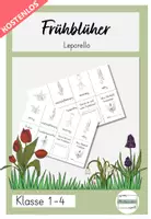Vorschau - Arbeitsblätter - Leporello Freebie Frühblüher Frühling - Deckblatt