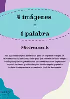 Vista previa - Juegos / Gamificación - 4 imagenes = 1 palabra imprimible - PARTE 1 - Portada