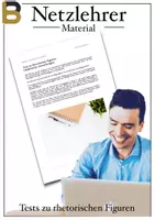 Vorschau - Test - Test zu rhetorischen Figuren - Deckblatt