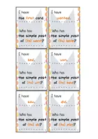 Vorschau - Spiele - I have...who has...(simple past, regular and irregular verbs) - Seite 2
