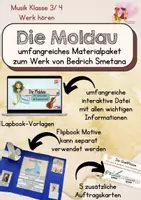 Vorschau - Unterrichtsreihen - Die Moldau - umfassendes Materialpaket - Deckblatt