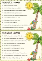Vorschau - Arbeitsblätter - Themensätze "Sommer" (Satzglieder, Wortarten, Zeitformen, Rechtschreibung) - Seite 3